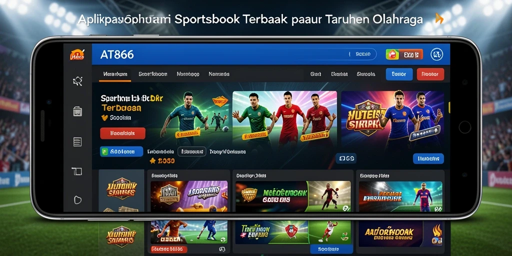Tampilan gameplay Sportsbook yang menarik dan interaktif dalam AT866.