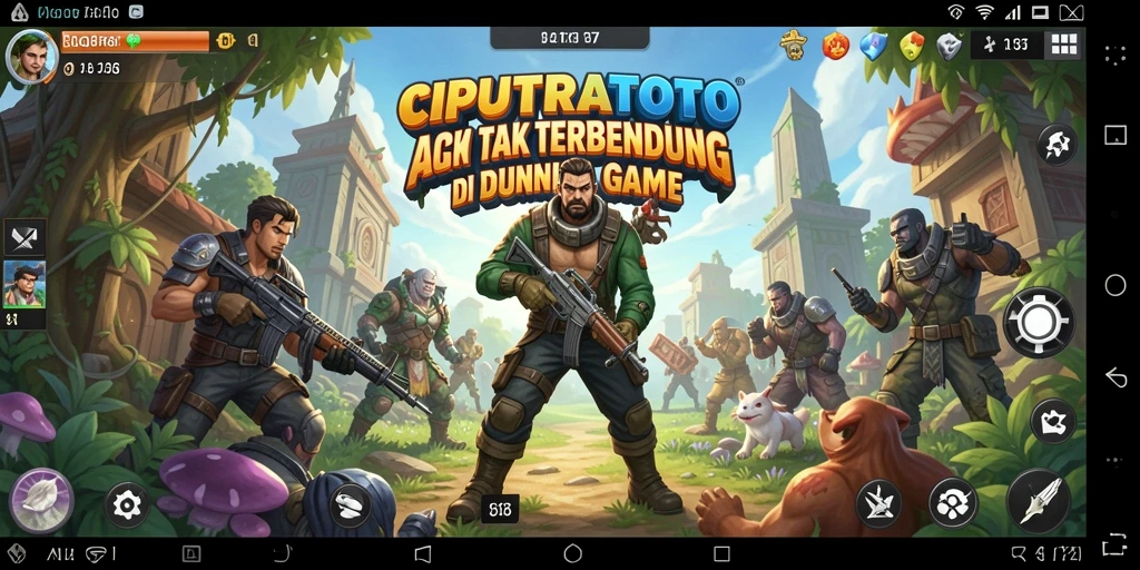 Tangkapan layar utama CIPUTRATOTO menunjukkan aksi seru dalam gameplay.