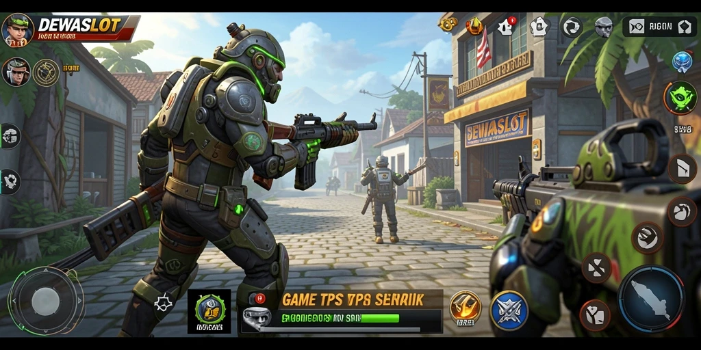 Tangkapan layar gameplay seru DEWASLOT menunjukkan aksi memukau di medan perang.