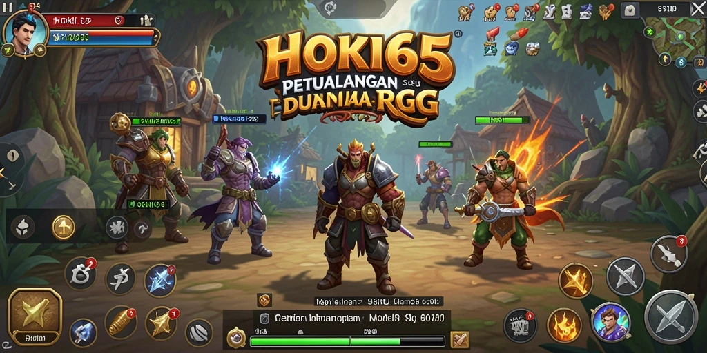 Tampilan menarik dari gameplay HOKI65 yang penuh aksi RPG.