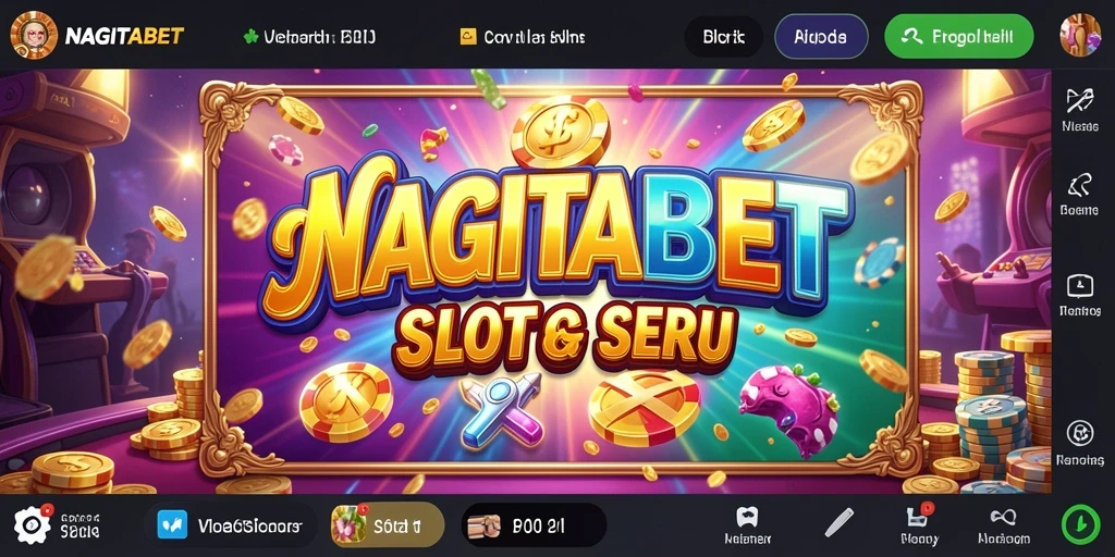 Tampilan gameplay seru NAGITABET dengan mesin slot yang menarik.