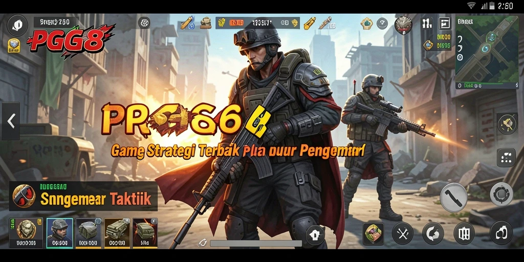 Tampilan gameplay PGG68 dengan strategi yang menegangkan.