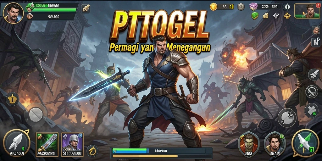 Tampilan gameplay menegangkan dari PTTOGEL yang menarik.