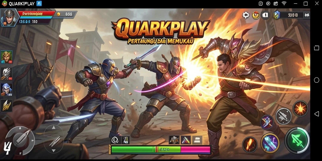 Gameplay seru dengan pertarungan intens dan karakter menarik.