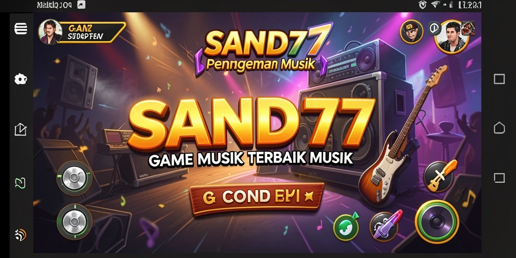 Tampilan gameplay SAND77 yang menakjubkan dan interaktif.