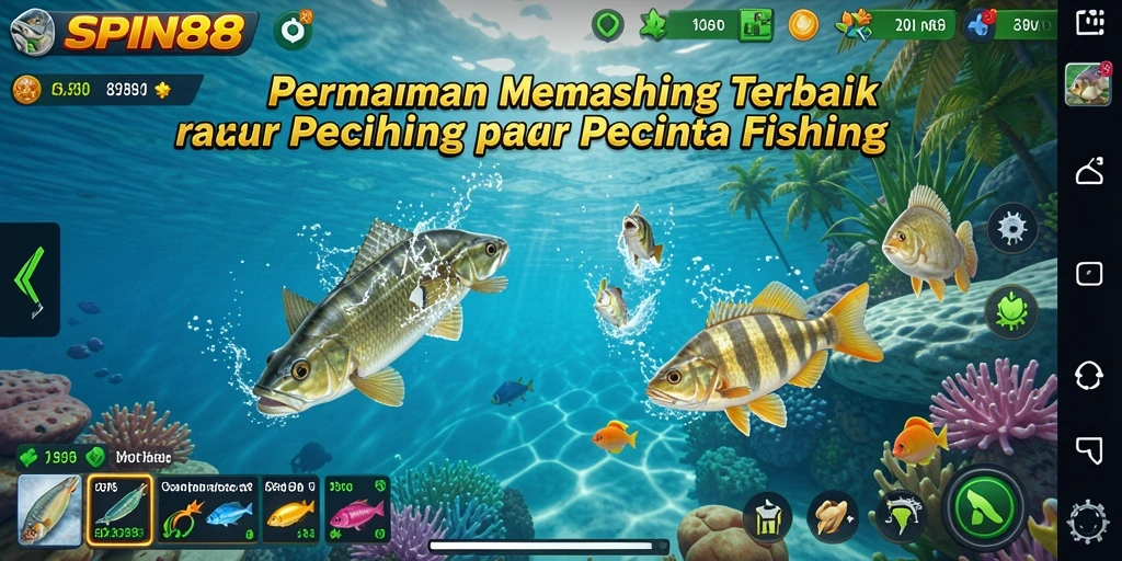 Tangkapan ikan yang megah dalam gameplay SPIN88 yang menarik.
